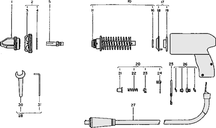 BAC pin brazing equipment spare parts