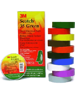 Scotch #35 Vinyl Color Coding Electrical Tape by 3M