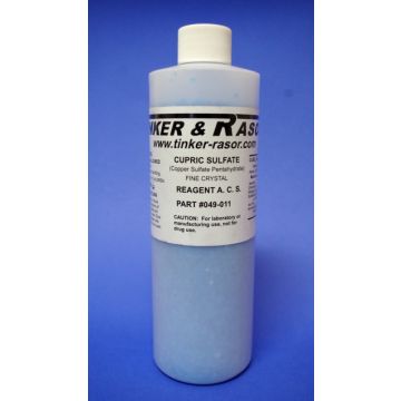 Copper Sulfate Crystals, 1 lb. 3 oz. Bottle, by Tinker & Rasor