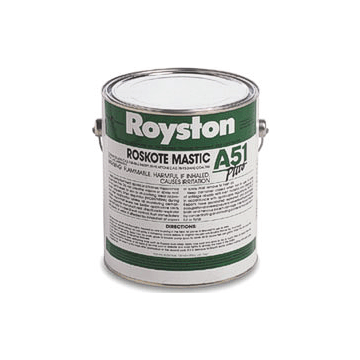 Roskote A-51 Low VOC Mastic, 1-Gallon Can, by Royston